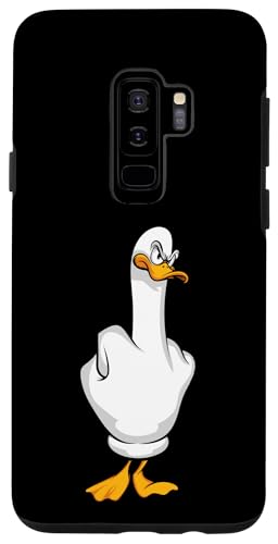 Hülle für Galaxy S9+ Mittelfinger-Ente von Awesome Animal Gifts Apparel and Accessories