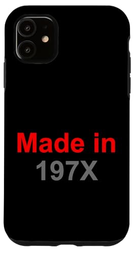 Hülle für iPhone 11 Geburtstag - Made in 197x von Awesome Birthday Apparel & Accessories