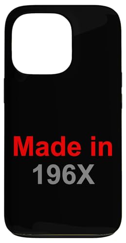 Hülle für iPhone 13 Pro Geburtstag - Made in 196x von Awesome Birthday Apparel & Accessories