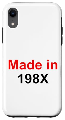 Hülle für iPhone XR Geburtstag - Made in 198x von Awesome Birthday Apparel & Accessories