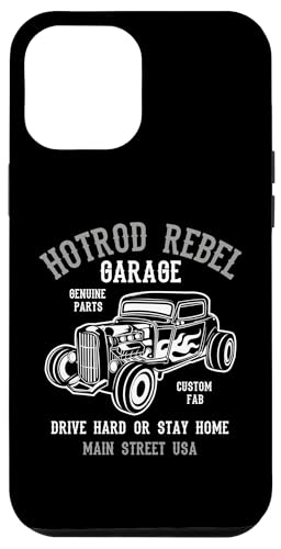 Hülle für iPhone 12 Pro Max Hotrod Rebel Automotive Nostalgie Old Car Design von Awesome Classic Hotrod Car Designs and Souvenirs