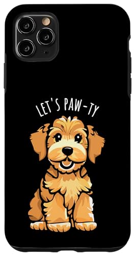 Hülle für iPhone 11 Pro Max Let's Paw-ty Lustiger süßer Hund Cartoon von Awesome Cute and Adorable Puppy Dog Designs