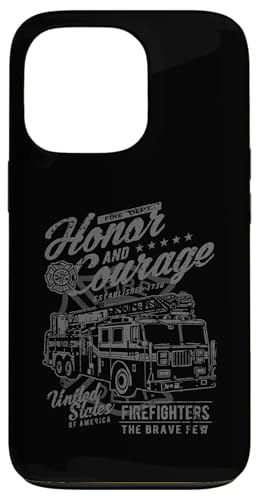 Hülle für iPhone 13 Pro Honor and Courage Feuerwehrmann Feuerwehrauto Design von Awesome Firefighter Fire Dept. Fire Truck Designs