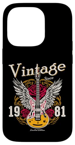 Vintage Since 1981 – 44 Years of Timeless Sound Hülle für iPhone 14 Pro Vintage Since 1981 – 44 Years of Timeless Sound Hülle für iPhone 14 Pro von Awesome Guitar and Music Design 4 Kids Men Women