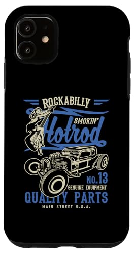 Hülle für iPhone 11 Hotrod-Design im Retro-/Vintage-Stil von Awesome Hotrod Classic Car Designs