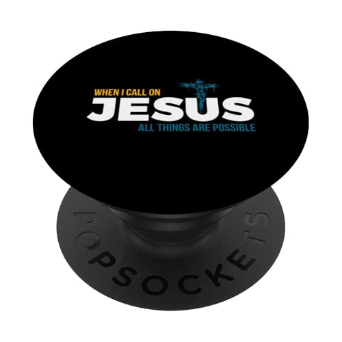 Jesus Christus und Glaube Christliche Bibel und Liebe Jesus PopSockets Klebender PopGrip von Awesome Jesus & God Gifts Apparel and Accessories