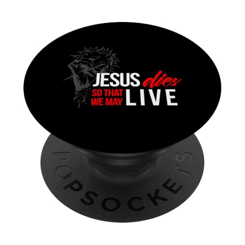 Jesus Christus und Glaube Christliche Bibel und Liebe Jesus PopSockets Klebender PopGrip von Awesome Jesus & God Gifts Apparel and Accessories