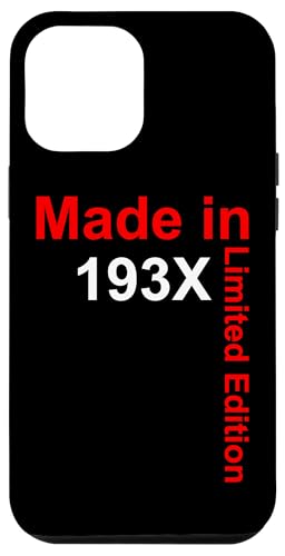 Hülle für iPhone 12 Pro Max Geburtstag - Limited Edition - Made in 193x von Awesome Limited Edition Apparel & Accessories