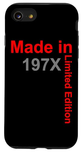 Hülle für iPhone SE (2020) / 7 / 8 Geburtstag - Limited Edition - Made in 197x von Awesome Limited Edition Apparel & Accessories