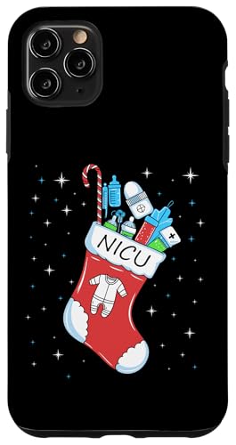 Hülle für iPhone 11 Pro Max Neonatal Intensivstation Xmas Funny Nicu Krankenschwester Weihnachten von Awesome Nicu Christmas Nicu Nurse Designs