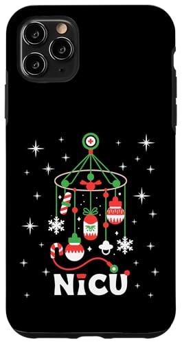 Hülle für iPhone 11 Pro Max Xmas Neonatal Intensivstation Krankenschwester Lustig Nicu Weihnachten von Awesome Nicu Christmas Nicu Nurse Designs