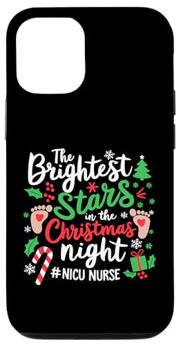 Hülle für iPhone 12/12 Pro Die hellsten Sterne in der Weihnachtsnacht Xmas Nicu Nurse von Awesome Nicu Christmas Nicu Nurse Designs