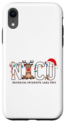 Hülle für iPhone XR Weihnachtslicht-Weihnachtsmannmütze, Rentier, Niku, Krankenschwester, Weihnachten von Awesome Nicu Christmas Nicu Nurse Designs