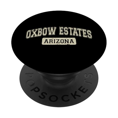 Oxbow Estates, Arizona, USA, klassisches Design im Distressed-Design PopSockets Klebender PopGrip von Awesome Oxbow Estates Arizona USA Designs