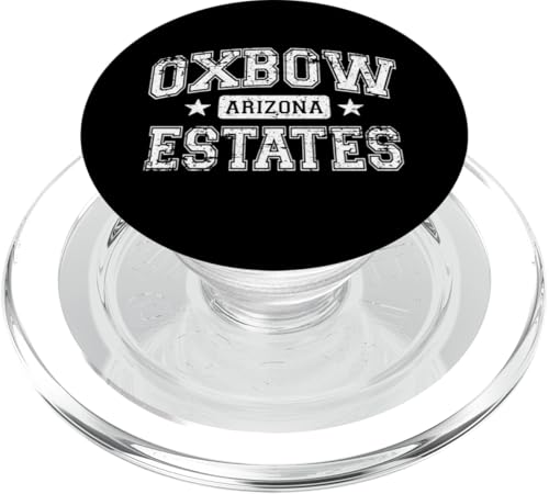 Oxbow Estates, Arizona, USA, klassisches Design im Distressed-Design PopSockets PopGrip für MagSafe von Awesome Oxbow Estates Arizona USA Designs