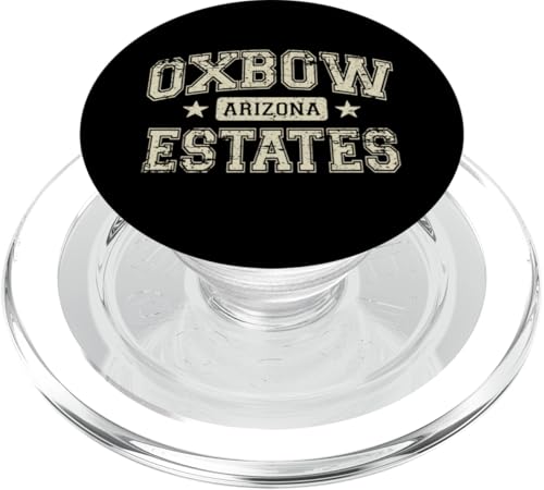 Oxbow Estates, Arizona, USA, klassisches Design im Distressed-Design PopSockets PopGrip für MagSafe von Awesome Oxbow Estates Arizona USA Designs