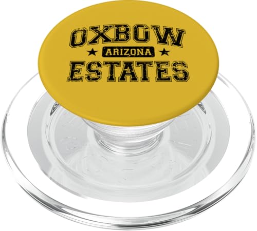 Oxbow Estates, Arizona, USA, klassisches Design im Distressed-Design PopSockets PopGrip für MagSafe von Awesome Oxbow Estates Arizona USA Designs