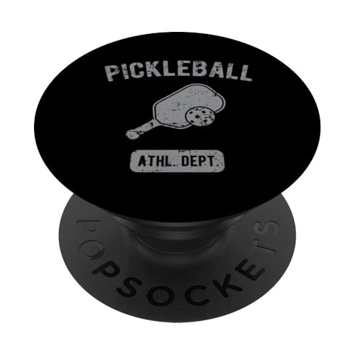 Pickleball Athletic Department Design im Used-Look PopSockets Klebender PopGrip von Awesome Pickleball Sport Deigns and Souvenirs