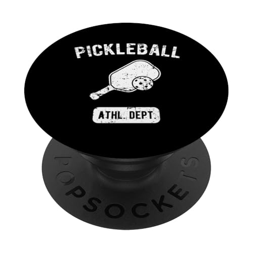 Pickleball Athletic Department Design im Used-Look PopSockets Klebender PopGrip von Awesome Pickleball Sport Deigns and Souvenirs