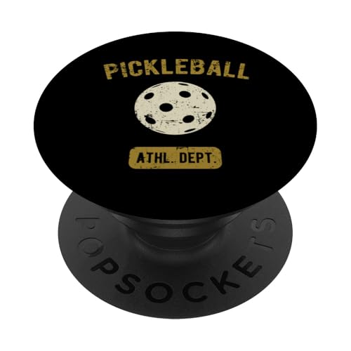 Pickleball Athletic Department Design im Used-Look PopSockets Klebender PopGrip von Awesome Pickleball Sport Deigns and Souvenirs