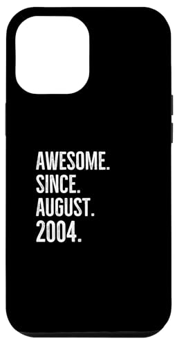 Hülle für iPhone 15 Plus Tolle Geschenkidee zum Geburtstag seit August 2004 von Awesome Since August 2004 Age Birthday Idea