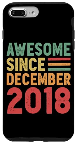 Hülle für iPhone 7 Plus/8 Plus Tolles Geschenk zum 7. Geburtstag von Dezember 2018 von Awesome Since December Retro Birthday Gifts