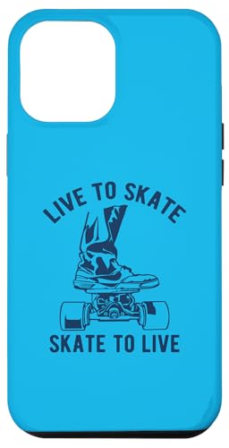 Hülle für iPhone 12 Pro Max Live to Skate Skate to Live Skateboard Design von Awesome Skateboard Designs for Skaters