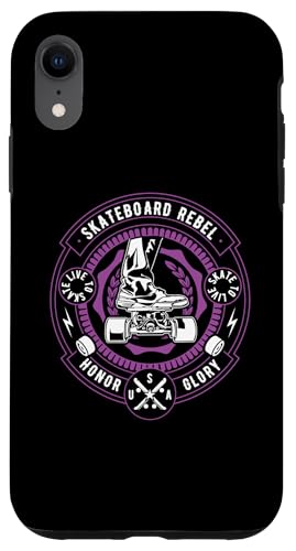 Hülle für iPhone XR Skateboard Rebel für Skateboarder Retro von Awesome Skateboard Designs for Skaters