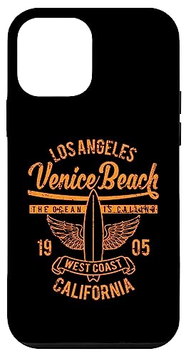 Hülle für iPhone 12 mini Venice Beach California, Vintage-Surf-Design im Retro-Look von Awesome Venice Beach CA Souvenirs and Designs