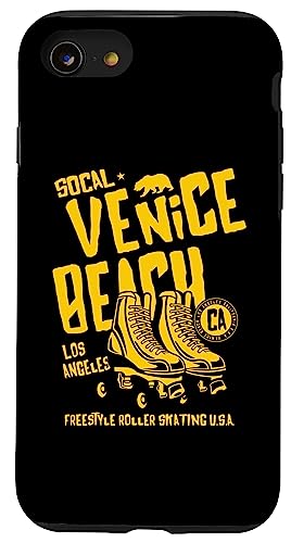 Hülle für iPhone SE (2020) / 7 / 8 Venice Beach California Retro Rollschuh Design von Awesome Venice Beach CA Souvenirs and Designs