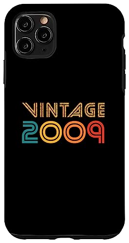 Hülle für iPhone 11 Pro Max Vintage 2009 T-Shirt für Männer Frauen 16. Geburtstag Geschenk 16 Jahre von Awesome Vintage Classic Tees