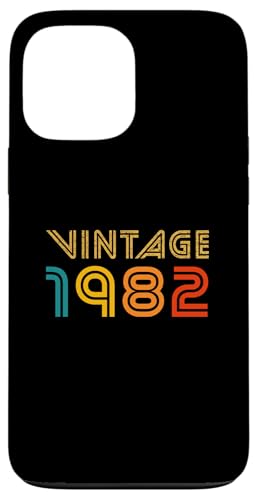 Hülle für iPhone 13 Pro Max Vintage 1982 T-Shirt für Männer Frauen 43. Geburtstag Geschenk 43 Jahre von Awesome Vintage Classic Tees