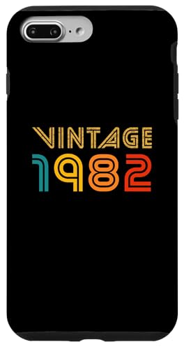 Hülle für iPhone 7 Plus/8 Plus Vintage 1982 T-Shirt für Männer Frauen 43. Geburtstag Geschenk 43 Jahre von Awesome Vintage Classic Tees