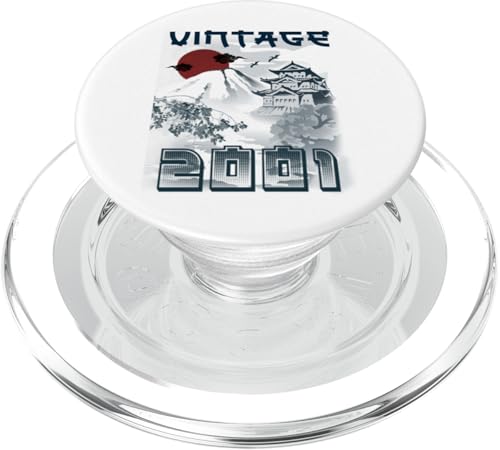 Geburtstag 23 Jahre alt für Mann Frau Retro Vintage 2001 Japan PopSockets PopGrip für MagSafe von Awesome birthday Retro Vintage Japan Lovers tees