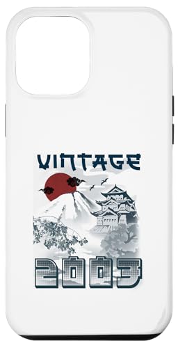 Hülle für iPhone 12 Pro Max Geburtstag 21 Jahre alt für Mann Frau Retro Vintage 2003 Japan von Awesome birthday Retro Vintage Japan Lovers tees