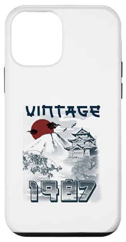 Hülle für iPhone 12 mini Geburtstag 37 Jahre alt für Mann Frau Retro Vintage 1987 Japan von Awesome birthday Retro Vintage Japan Lovers tees