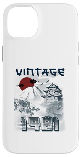 Hülle für iPhone 14 Plus Geburtstag 43 Jahre alt für Mann Frau Retro Vintage 1981 Japan von Awesome birthday Retro Vintage Japan Lovers tees