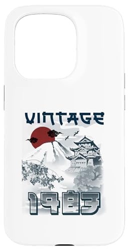 Hülle für iPhone 15 Pro Geburtstag 41 Jahre alt für Mann Frau Retro Vintage 1983 Japan von Awesome birthday Retro Vintage Japan Lovers tees