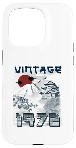 Hülle für iPhone 15 Pro Geburtstag 52 Jahre alt für Mann Frau Retro Vintage 1972 Japan von Awesome birthday Retro Vintage Japan Lovers tees