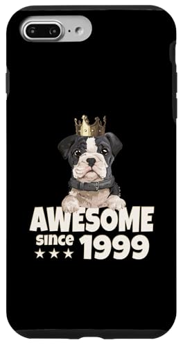 Hülle für iPhone 7 Plus/8 Plus Geburtstag Awesome since 1999 Herren Damen Hunde König von Awesome since Spruch Hunde König Geburtstag