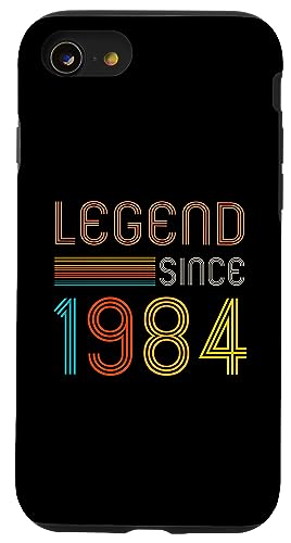 Hülle für iPhone SE (2020) / 7 / 8 41 Jahre alt, Geburtstag, Retro-Legende seit 1984 von Awesomes birthday Retro Gifts tees