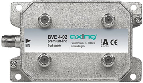 Axing BVE 4-02 4-Fach BK-Verteiler (5-1006 MHz) von Axing