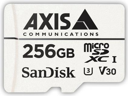 AXIS Surveillance - Flash-Speicherkarte (microSDXC-an-SD-Adapter inbegriffen) - 256 GB - Video Class V30 / UHS Class 3 / Class10 - microSDXC - wei� - f�r AXIS A8207, M1134, M1135, M1137, P1377, P1378, Q6074, Q6074 50, Q6074 60, Q6075, Q6075 50 von Axis