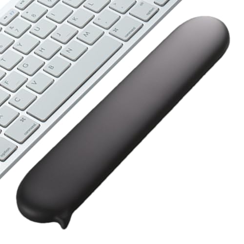 Handgelenkauflage für Tastatur, Tastatur-Handgelenkauflage,Tastatur-Handgelenkstütze - Atmungsaktive Silikonunterlage, ergonomische rutschfeste Unterlage für Spiel und Lernen von Aznever