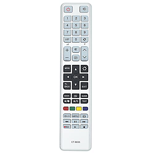 CT-8035 Fernbedienung Ersatz für Toshiba TV 32D3453DB 32W3453DB 40L3451DB 40L3453DB 40L3455DB 32D3453DB 40L3453DB 32W3451DB 32D3453DB B 32L3 43 DG 32L344 DG 32W343DG 32W344DG 40L343DG 40L3451DN von Azwok