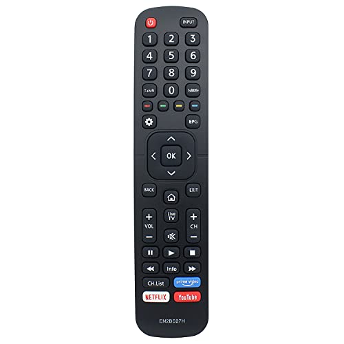 EN2BS27H Fernbedienung Ersatz für Hisense TV 50R5 55R5 58R5 65R5 65Q8 50S8 43R6 50R6 55R6 65R6 32S4 40S4 49S4 43S8 50S8 55S8 6 5S8 7 5S8 85S8 100S8 von Azwok