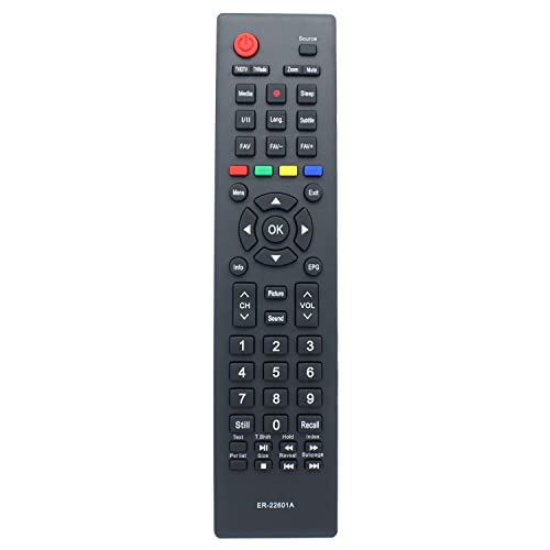 ER-22601A Fernbedienung Ersatz für Hisense TV BD-F5700 BD-J5100 BD-J5900 BD-J5700 BDF5700 BDJ5100 BDJ5900 BDJ5700 von Azwok