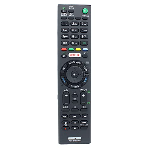 Ersatz RMT-TX100D Fernbedienung für Sony TV auch kompatibel mit RMT-TX100A RMT-TX100B RMT-TX200U RMT-TX102U RMT-TX100C RMT-TX100U RMT-TX100P von Azwok