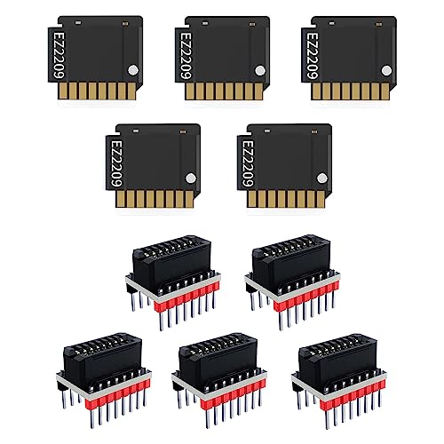 Azxcvbnm 5 Sets EZ2209 Schrittmotortreiber Upgrade Mit Treiberanschluss V1.0 UART Für SKR Boards Azxcvbnm 5 Sets EZ2209 Schrittmotortreiber Upgrade Mit Treiberanschluss V1.0 UART Für SKR Boards von Azxcvbnm