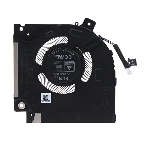 Azxcvbnm CPU-GPU-Lüfter, Laptop-Lüfter, DC 5 V, 0,5 A, 4-polig, 4-adrig, für X15-Laptopteil, bürstenloser Motor von Azxcvbnm